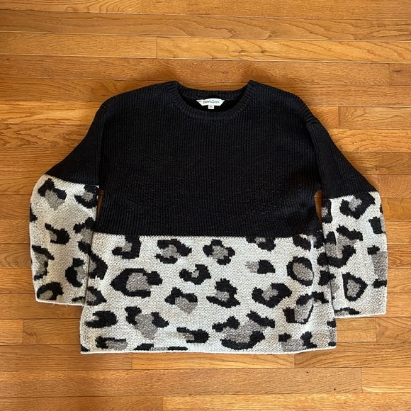 Cheetah Block Sweater - Picture 2 of 3